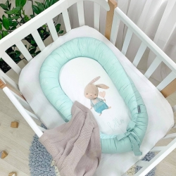 Protecție somn - Cuib de dormit co-sleeping Bunies menta